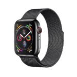 Apple Watch Series 4 GPS+Cellular 40 mm Gris con correa Loop negra MTVF2TY/A Reacondicionado - Como Nuevo