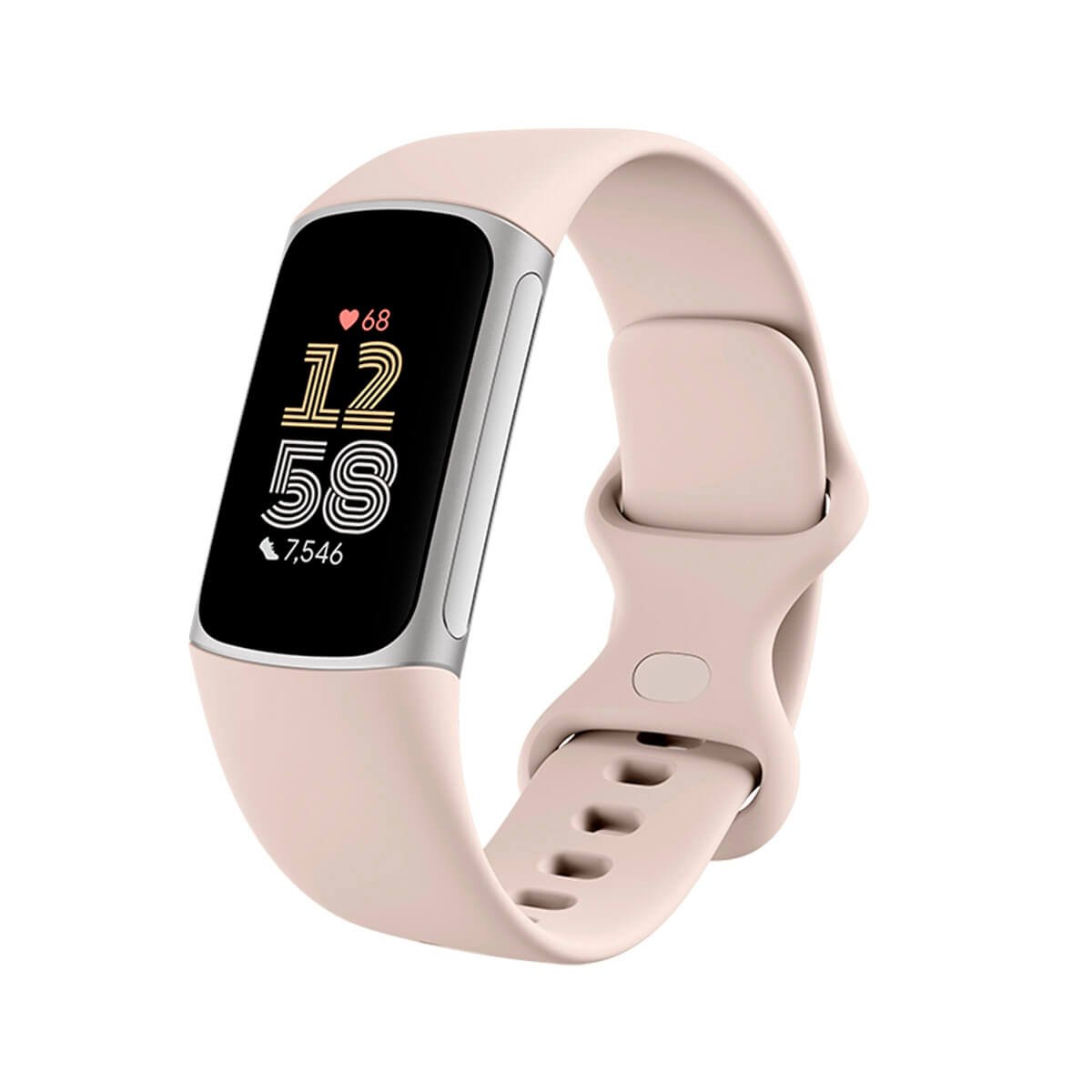 Fitbit Charge 6 Blanco (Porcelain) y Cuerpo de Aluminio Plata