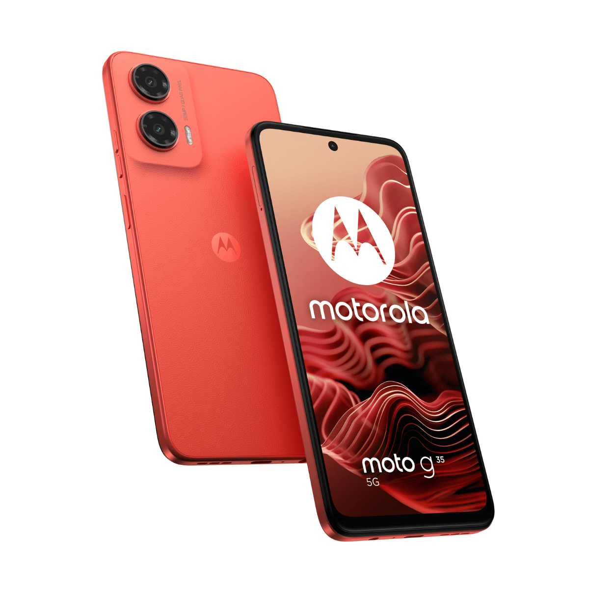 Motorola Moto G35 5G 4GB/256GB Rojo (Guava Red) Dual SIM Reacondicionado - Muy Bueno