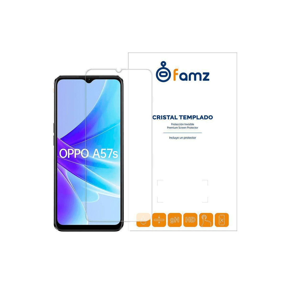 Protector de pantalla Xiaomi Oppo A54s / A57 4G / A57s / A58 / A77 / A78 5G cristal templado